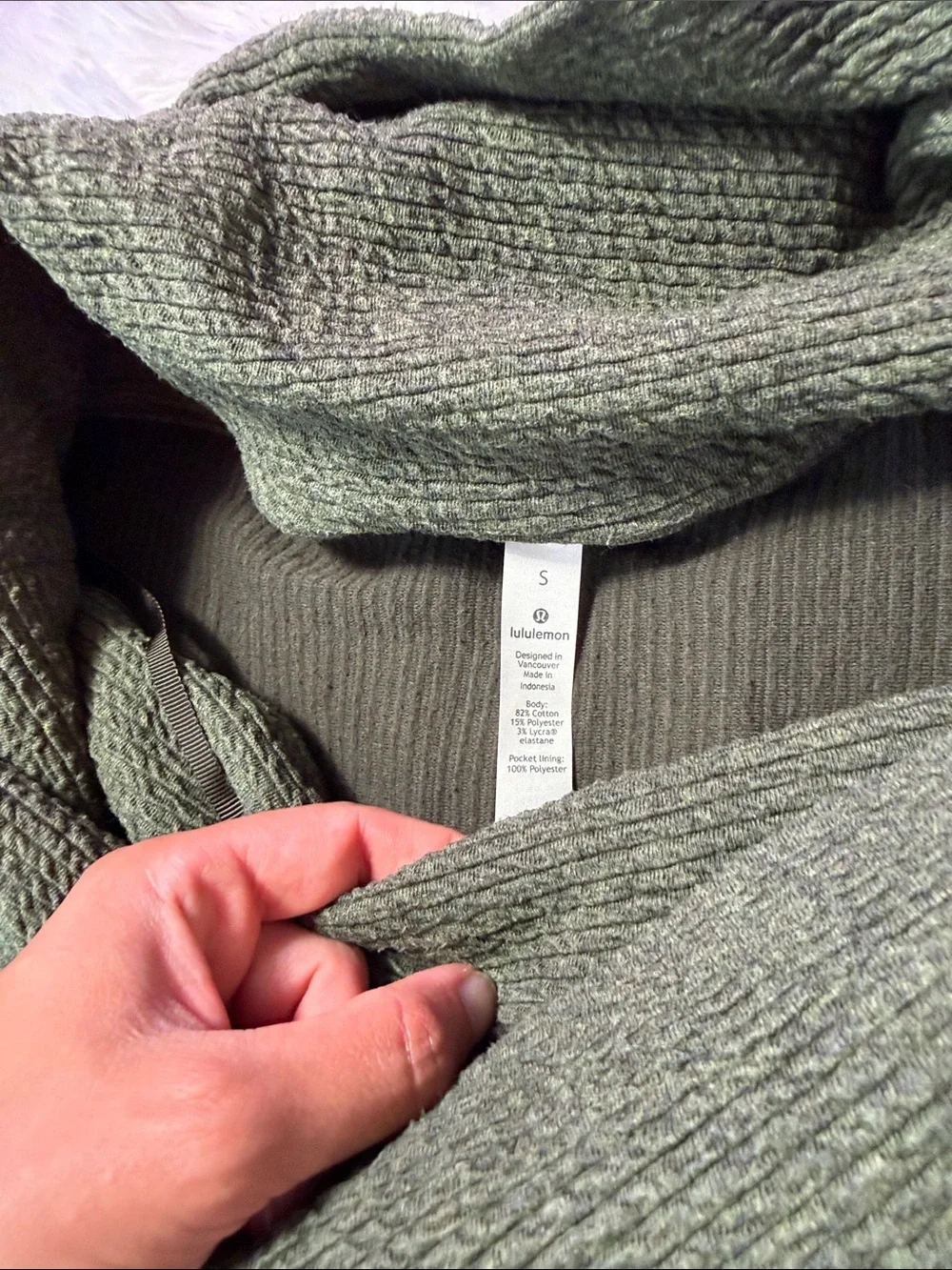 Lululemon Along the Way Dress Heathered Dark Olive